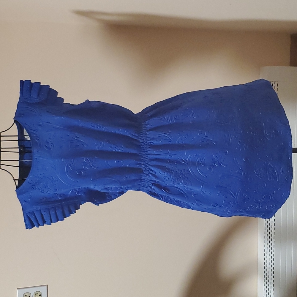 Minkie blue midi dress